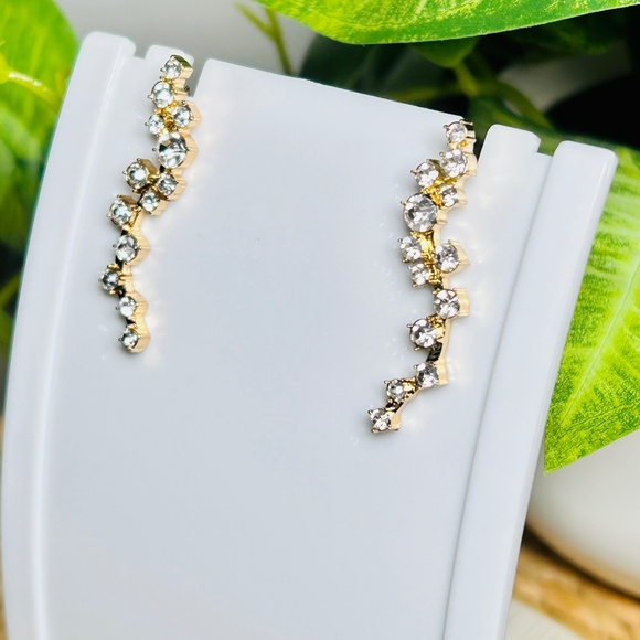 Farah Ear Crawlers Earrings by BaubleBar - Picture 5 of 10